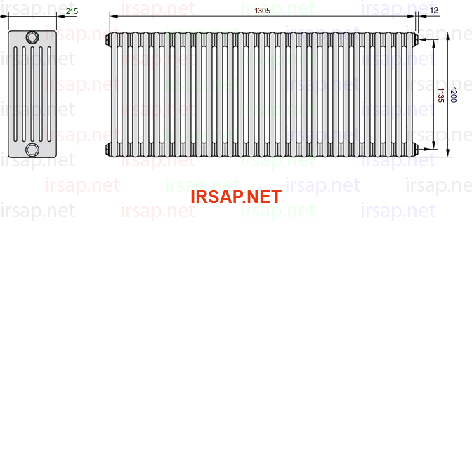 Радиатор IRSAP Tesi 61200/29 T30 CL 01
